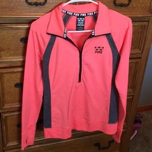 PINK VS 1/4 zip